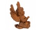 Dekorativní rezavá figurka anděl sedící - 9*8*12 cm