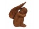 Dekorativní rezavá figurka anděl sedící - 11*7*15 cm