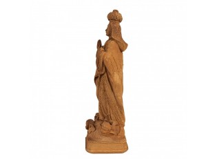 Dekorativní rezavá figurka panenka Marie - 6*6*19 cm