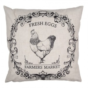 Povlak na polštář se slepičkou Fresh Eggs - 45*45cm