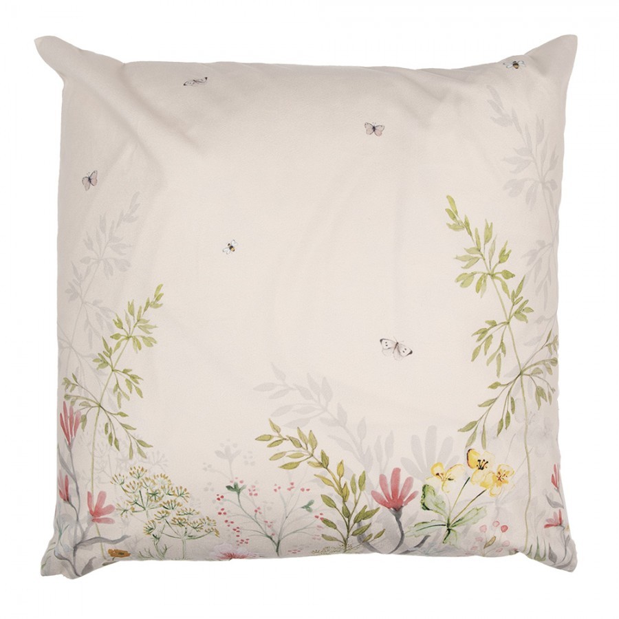Povlak na polštář s lučními květy Wildflower Fields - 45*45 cm