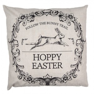 Povlak na polštář s králíkem Hoppy Easter - 45*45cm