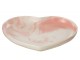 Krémovo-růžový porcelánový talíř ve tvaru srdce Heart - 23*21*3 cm