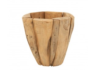 Dřevěný obal na květináč z teakového dřeva Jack S - Ø 30*30 cm