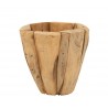 Dřevěný obal na květináč z teakového dřeva Jack S - Ø 30*30 cm Barva: přírodní hnědáMateriál: teak dřevo Hmotnost : 3,755 kg