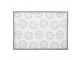 6ks textilní prostírání s pejsky Lovely Grey Dogs - 48*33 cm 