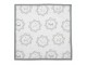 6ks textilní ubrousek s pejsky Lovely Grey Dogs - 40*40 cm 