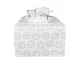 Textilní košík na pečivo s pejsky Lovely Grey Dogs - 35*35*8 cm