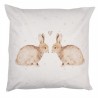 Povlak na polštář s motivem králíčků a srdíček Bunnies in Love - 45*45 cm