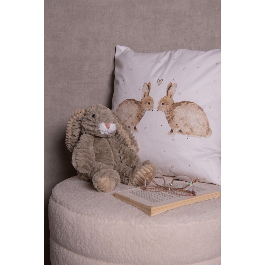 Povlak na polštář s motivem králíčků a srdíček Bunnies in Love - 45*45 cm