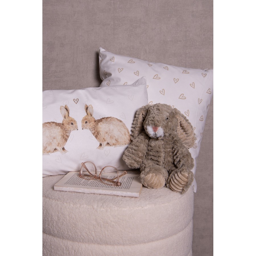 Povlak na polštář s motivem králíčka a srdíček Bunnies in Love - 30*50 cm