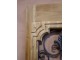Hnědočerný antik dekorativní panel na postavení Sutt French - 30*5*167 cm