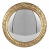 Zlaté kulaté nástěnné vypouklé zrcadlo s listy Lianne – Ø 26*2/ Ø 19 cm Barva: Zlatá antikMateriál: Polyresin / skloHmotnost: 0,64 kg