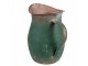 Zelený antik plechový dekorační džbánek - 19*13*19 cm
