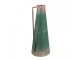 Zelený antik plechový dekorační džbán / konev - 14*12*31 cm