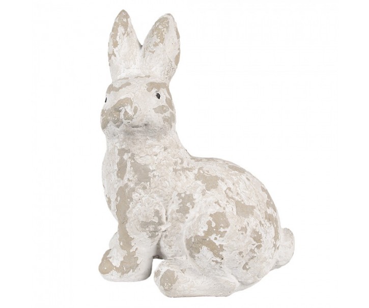 Béžová antik dekorativní figurka králík - 29*19*39 cm