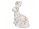 Béžová antik dekorativní figurka králík - 29*19*39 cm