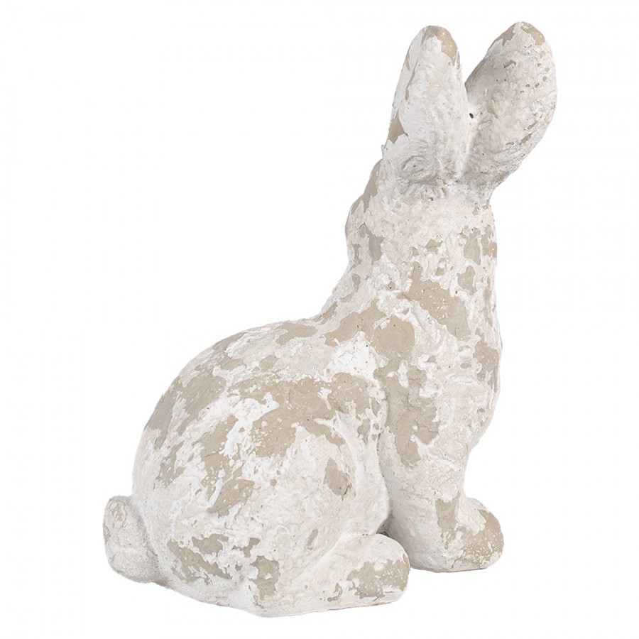 Béžová antik dekorativní figurka králík - 29*19*39 cm