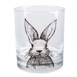 Sklenička na vodu s králíčkem Rabbit Cartoon - 300 ml