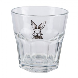 Sklenička na vodu s králíčkem Rabbit Cartoon - Ø 8*8 cm / 200 ml