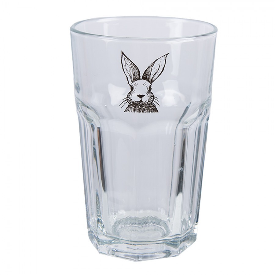 Sklenička na vodu s králíčkem Rabbit Cartoon - Ø 7*12 cm / 300 ml