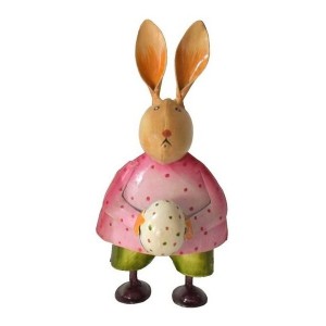 2ks kovový králík - 9*8*17 cm