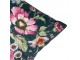 Zelený ručně vyrobený polštář s květy Fleury Roses - 45*45*10cm
