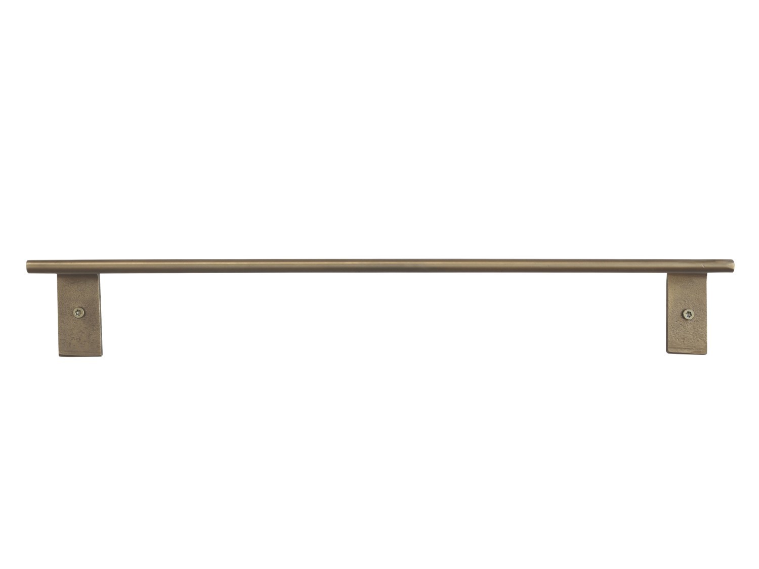 Bronzová antik nástěnná závěsná polička Simon - 44*7,5*6,5cm