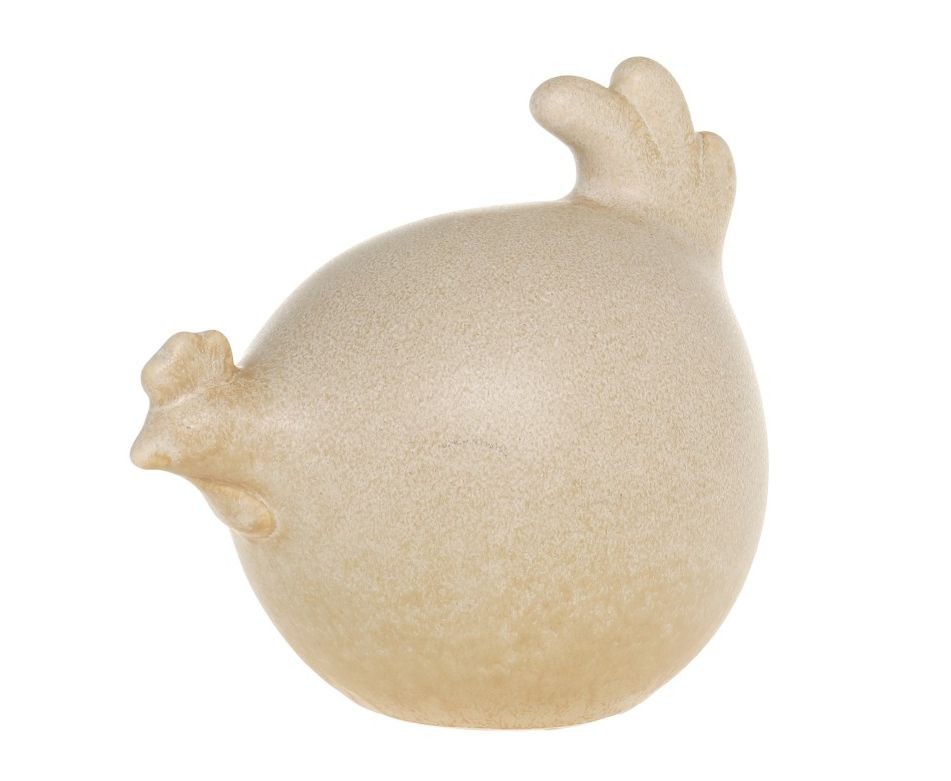 Latté antik dekorace slepice - 12*8*10 cm