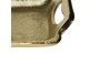 Zlatý kovový servírovací podnos s uchy Tray Raw S - 25*13*5cm 