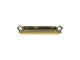 Zlatý kovový servírovací podnos s uchy Tray Raw L - 35*22*5cm 