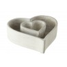 Šedý antik cementový květináč ve tvaru srdce Heart - 22*22*6 cmBarva: šedá antik Materiál: cementová směsHmotnost : 1,16kg 