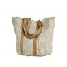 Béžová plážová jutová taška Beach Bag - 40*30*60 cm Materiál: juta, recyklovaná přízeBarva: béžová, přírodní hnědá