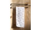 Bílá bavlněná kuchyňská utěrka s jemnými kytičkami - 47*70 cm