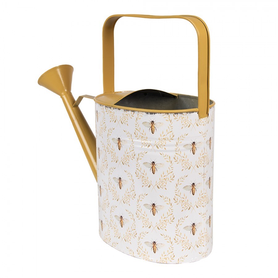 Dekorační plechová konev se včelkami Bees - 33*12*32 cm