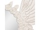 Béžové nástěnné zrcadlo s růžemi a andělskými křídly Brocante - 62*5*60 cm