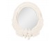 Bílé antik nástěnné zrcadlo s holubicemi Brocante - 50*5*60 cm