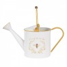 Dekorační plechová konev se včelkou Sweet Bee - 39*13*21 cmBarva: bílá antik, multi Materiál: plech 