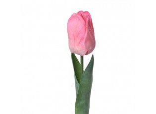 Umělá dekorační květina růžový tulipán - 6*6*50 cm