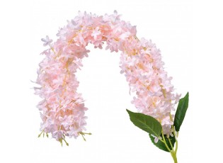 Světle růžová umělá dekorační květina dlouhý květ - 10*10*110 cm