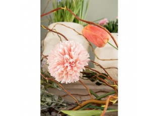 Růžová umělá dekorační květina - 10*10*54 cm