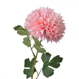 Růžová umělá dekorační květina - 10*10*54 cm