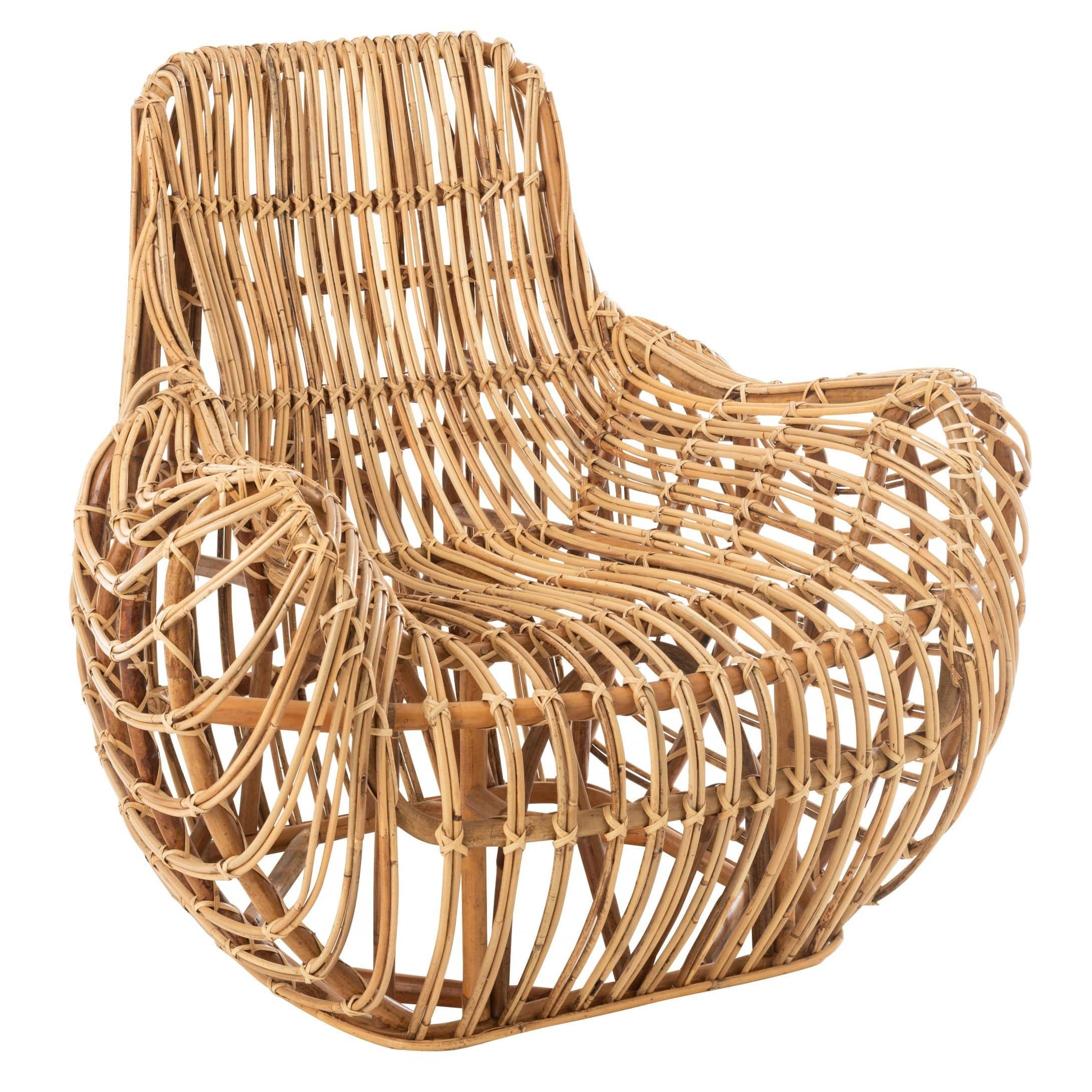 Přírodní ratanové designové křeslo Ana- 99*87*89 cm