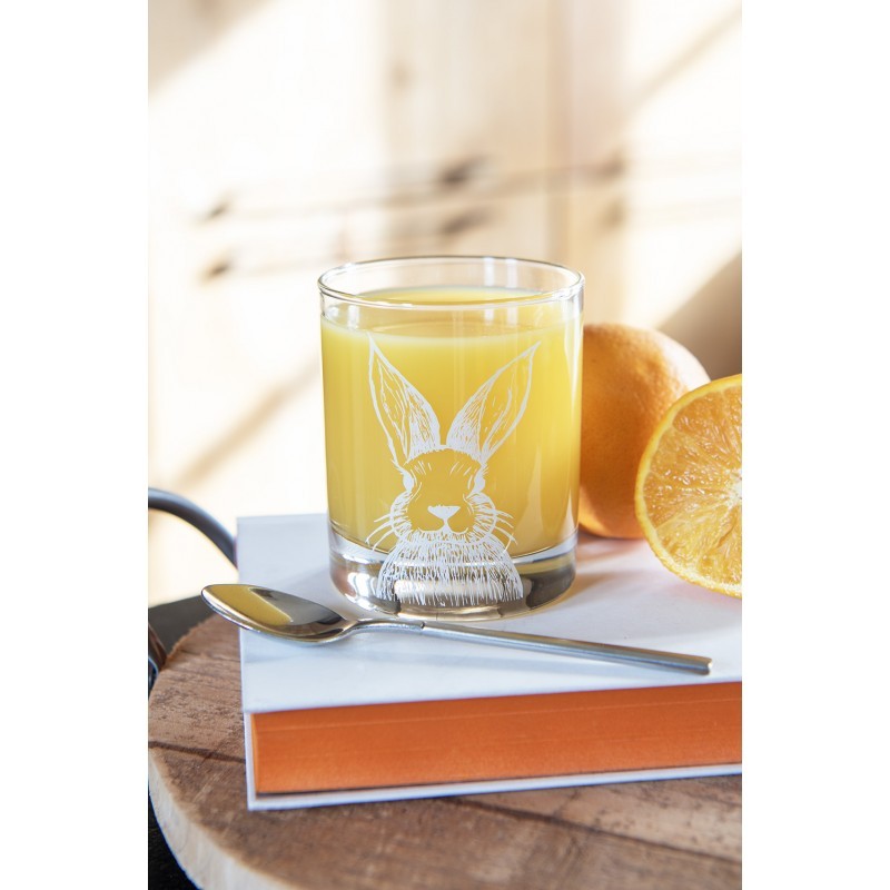 Sklenička na vodu s králíčkem Rabbit Cartoon - Ø 7*9 cm / 300 ml