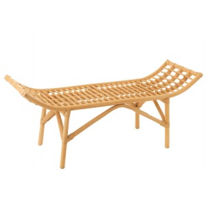 Přírodní ratanová designová lavice Ana Rattan - 120*41*49 cm
