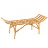 Přírodní ratanová designová lavice Ana Rattan - 120*41*49 cm