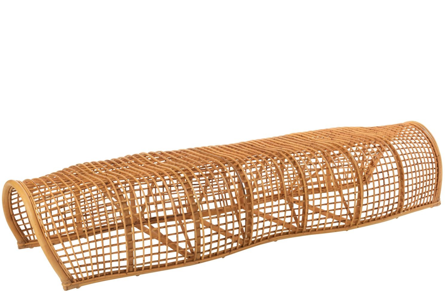 Levně Přírodní ratanová designová lavice Roni Rattan - 191*69*45 cm 11267