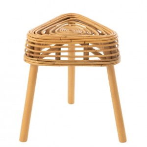 Přírodní ratanový odkládací stolek / stolička Triangle Rattan - 40*40*42 cm