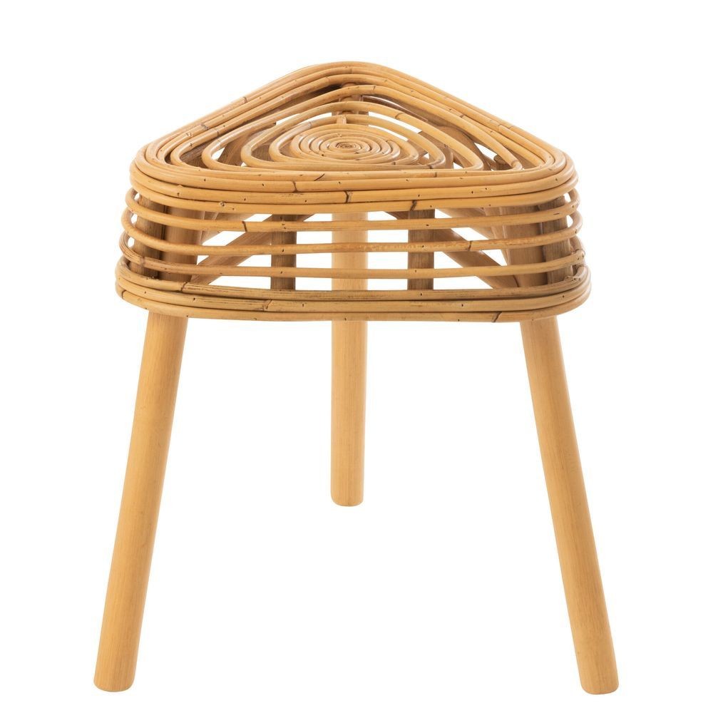 Přírodní ratanový odkládací stolek / stolička Triangle Rattan - 40*40*42 cm