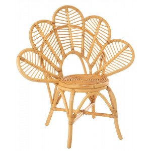 Přírodní ratanová židle Flower Rattan Natural - 97*54*95 cm